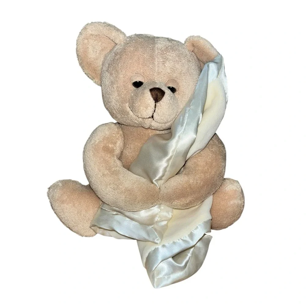 Prince Lionheart Back To Sleep Bear W/ Silkie Blanket (no Voice Device)